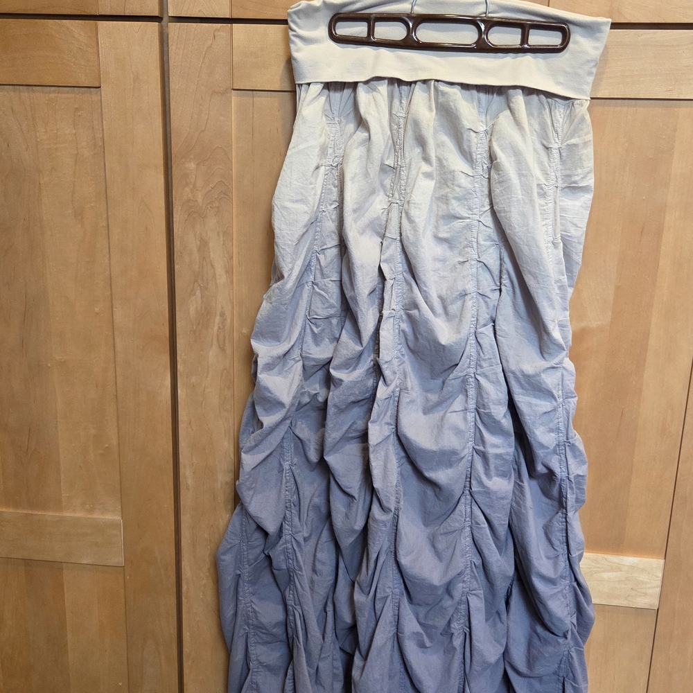 Boston Proper Light Blue Maxi Skirt